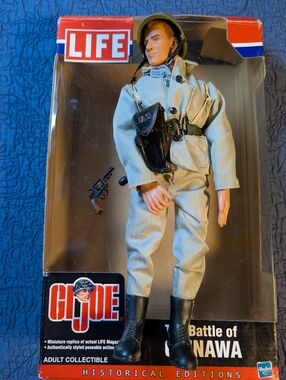 GI Joe LIFE Historical Edition Battle of Okinawa WWII 12” Figure Complete Hasbro